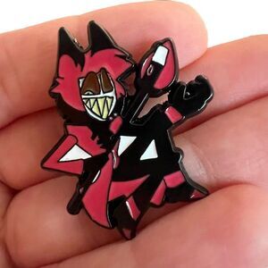 Hazbin Hotel Alastor Enamel Pin